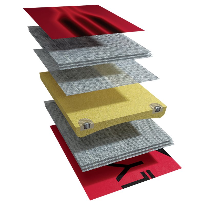 Ski Construction Diagram